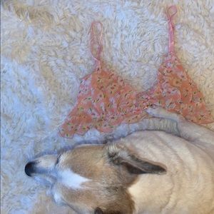 light pink floral brallette🌸